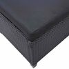 vidaXL K&uuml;lt&eacute;ri b&uacute;tor szettek Fekete polirattan