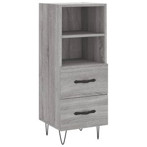 vidaXL sz&uuml;rke sonoma sz&iacute;nű szerelt fa t&aacute;lal&oacute;szekr&eacute;ny 34,5 x 34 x 90 cm