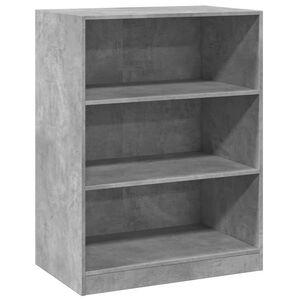 vidaXL betonsz&uuml;rke szerelt fa ruh&aacute;sszekr&eacute;ny 77 x 48 x 102 cm