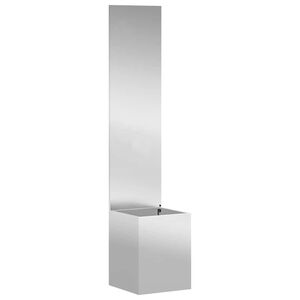 vidaXL Kertv&eacute;dő v&aacute;szon Ez&uuml;st 32 x 32 x 150 cm Horganyzott ac&eacute;l