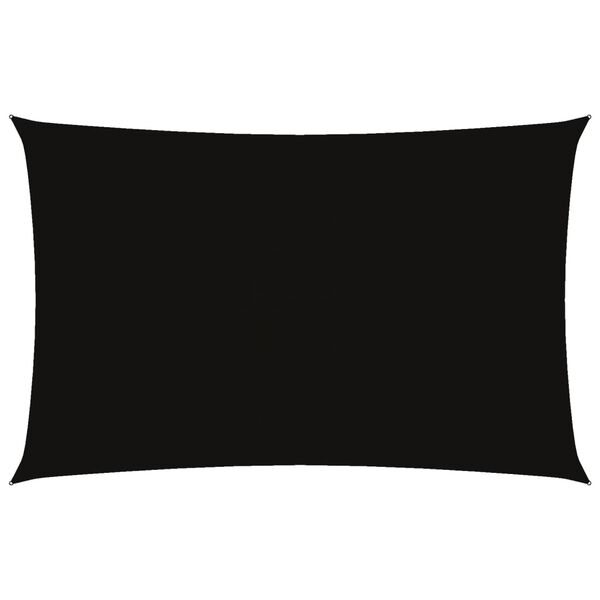 vidaXL fekete t&eacute;glalap alak&uacute; oxford-sz&ouml;vet napvitorla 5 x 8 m