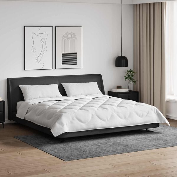 vidaXL Paplan p&aacute;rn&aacute;val 3 pcs Feh&eacute;r Mikrosz&aacute;l