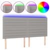 vidaXL vil&aacute;gossz&uuml;rke sz&ouml;vet LED-es fejt&aacute;mla 200x5x118/128 cm