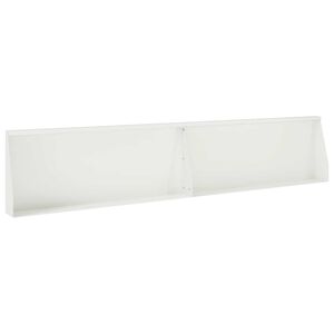 vidaXL T&aacute;mfal 2 db 100 x 12 x 30 cm Ac&eacute;l Feh&eacute;r