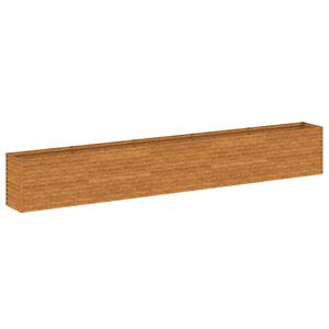 vidaXL Corten ac&eacute;l kerti magas&aacute;gy&aacute;s 482 x 50 x 69 cm