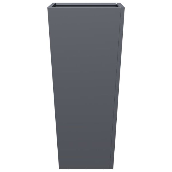 vidaXL antracitsz&uuml;rke ac&eacute;l kerti n&ouml;v&eacute;nytart&oacute; 35 x 35 x 75 cm
