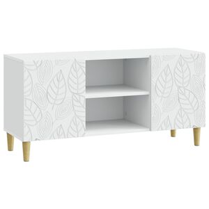 vidaXL TV szekr&eacute;ny 102 x 34,5 x 50 cm Feh&eacute;r Szerelt Fa