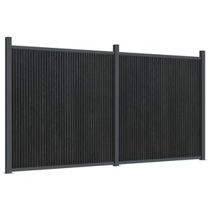 vidaXL sz&uuml;rke WPC ker&iacute;t&eacute;spanel 353 x 186 cm
