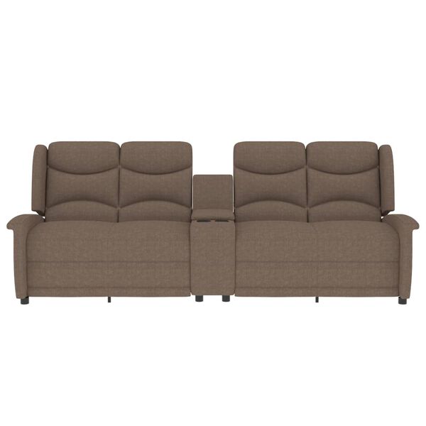 vidaXL 4 szem&eacute;lyes t&oacute;psz&iacute;nű d&ouml;nthető massz&aacute;zsfotel poh&aacute;rtart&oacute;val