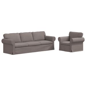 vidaXL Kanap&eacute; Szett 2 pcs T&oacute;psz&iacute;nű 245 x 82 x 80 cm sz&ouml;vet