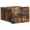 vidaXL Fali &eacute;jjeli szekr&eacute;ny F&uuml;st&ouml;s T&ouml;lgy 33 x 34,5 x 24 cm Szerelt Fa