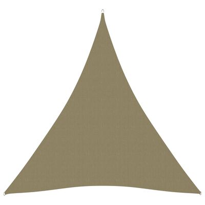 vidaXL bézs háromszögű oxford-szövet napvitorla 5 x 7 x 7 m