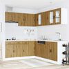 vidaXL 11 r&eacute;szes konyhaszekr&eacute;ny szett Porto k&eacute;zműves t&ouml;lgy m&eacute;rn&ouml;ki fa