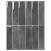 vidaXL T&eacute;glalap csempe 50 db Sz&uuml;rke 29 x 23 x 0,08 cm
