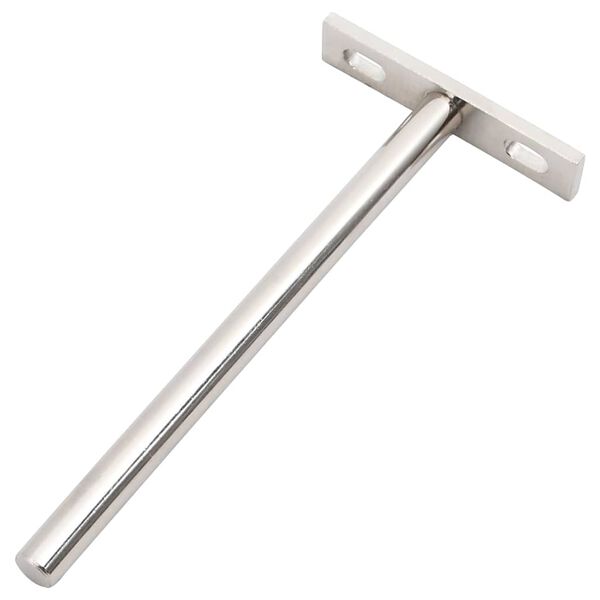 vidaXL 12db sz&eacute;nac&eacute;l lebegő polckonzolok l&aacute;thatatlan &Oslash;10x150 mm