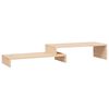 vidaXL t&ouml;m&ouml;r fenyőfa monitor&aacute;llv&aacute;ny (52-101) x 22 x 14 cm