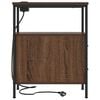 vidaXL &Eacute;jjeliszekr&eacute;ny fi&oacute;kkal Barna T&ouml;lgy 30 x 48 x 61 cm Faanyag