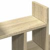 vidaXL sonoma sz&iacute;nű szerelt fa asztali szervező 34,5 x 15,5 x 35,5 cm