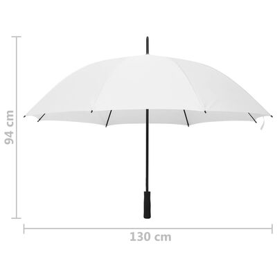 vidaXL fehér esernyő 130 cm