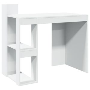 vidaXL feh&eacute;r szerelt fa irodai asztal 103,5 x 56,5 x 94 cm