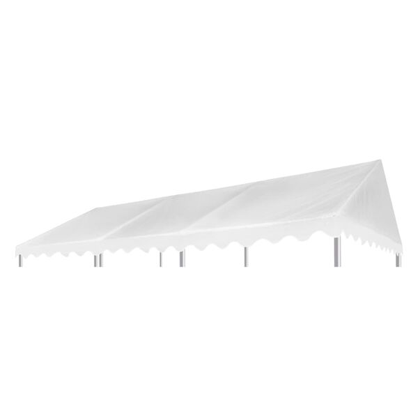 vidaXL fehér PVC pavilon tetőponyva 500 g/m² 3 x 6 m