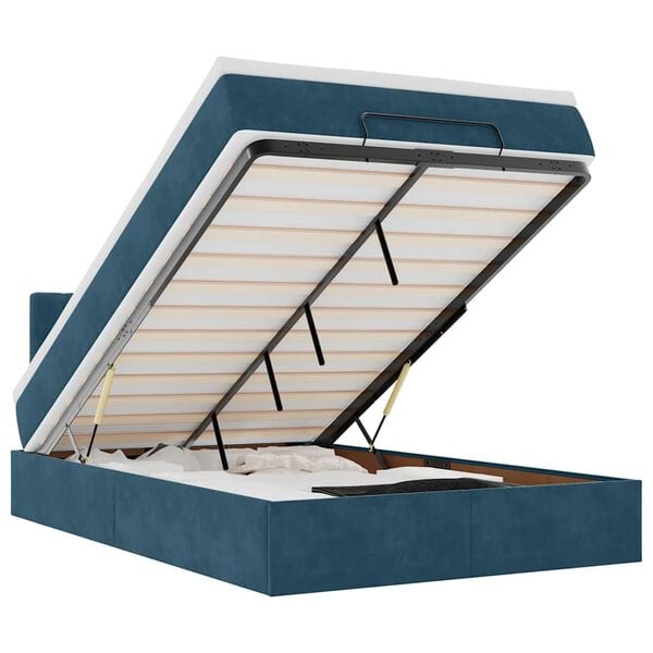 vidaXL Ottom&aacute;n &aacute;gykeret matraccal s&ouml;t&eacute;tk&eacute;k 120x200cm b&aacute;rsony