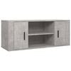 vidaXL betonsz&uuml;rke szerelt fa TV-szekr&eacute;ny 100x35x40 cm
