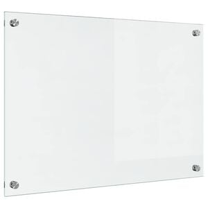 vidaXL Konyhai splashback Átlátszó 70 x 50 cm edzett üveg