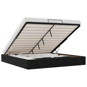 vidaXL Ottom&aacute;n &aacute;gykeret matrac n&eacute;lk&uuml;l fekete 160x200 cm b&aacute;rsony