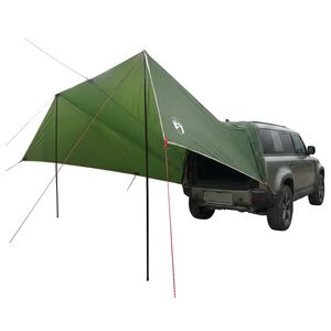 vidaXL J&aacute;rmű Napernyő Z&ouml;ld 518 x 580 x 215 cm Poli&eacute;szter &eacute;s ac&eacute;l