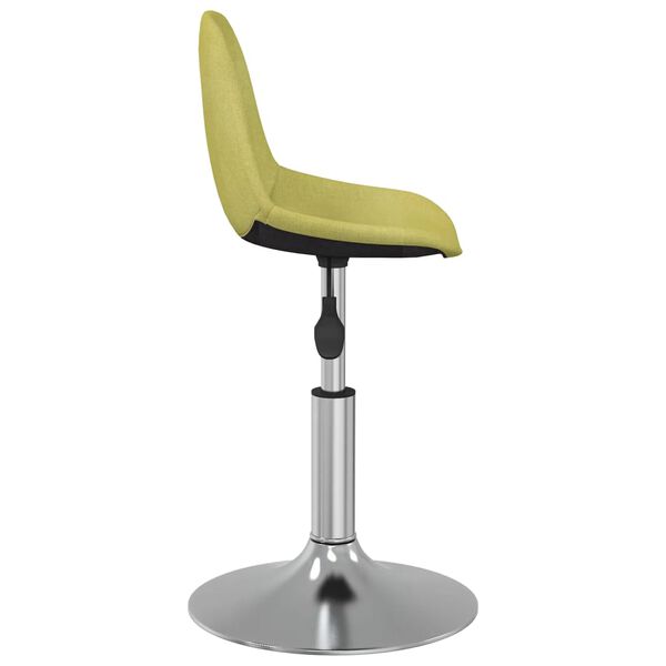 vidaXL 4 db z&ouml;ld sz&ouml;vet forg&oacute; &eacute;tkezősz&eacute;k