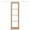 vidaXL Csúszó ajtó ORKDAL Természetes 61 x 198,5 cm