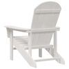 vidaXL Adirondack sz&eacute;k Feh&eacute;r 82 x 74 x 92 cm HDPE