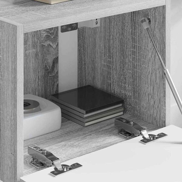 vidaXL TV Fali Szekr&eacute;ny Sz&uuml;rke Sonoma 60 x 31 x 29.5 cm Faanyag