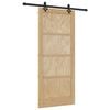 vidaXL Cs&uacute;sz&oacute; ajt&oacute; ORKDAL Term&eacute;szetes 86 x 198,5 cm T&ouml;m&ouml;r Fenyőfa