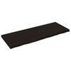 vidaXL s&ouml;t&eacute;tbarna kezelt t&ouml;m&ouml;r fa f&uuml;rdőszobai pult 160x60x(2-6) cm