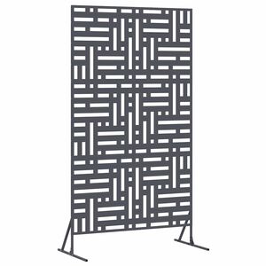 vidaXL Mag&aacute;nszf&eacute;ra K&eacute;pernyő 100 x 50 x 180 cm Ac&eacute;l Antracitsz&uuml;rke