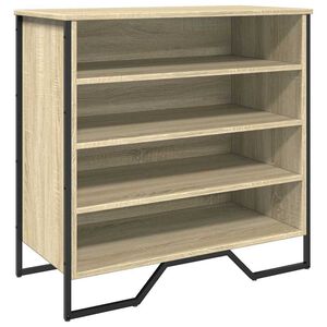 vidaXL sonoma t&ouml;lgy sz&iacute;nű szerelt fa cipőszekr&eacute;ny 80 x 38 x 78 cm