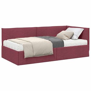 vidaXL Sarok &Aacute;gykeret Matraccal 2 db Bord&oacute; 80 x 200 cm B&aacute;rsony