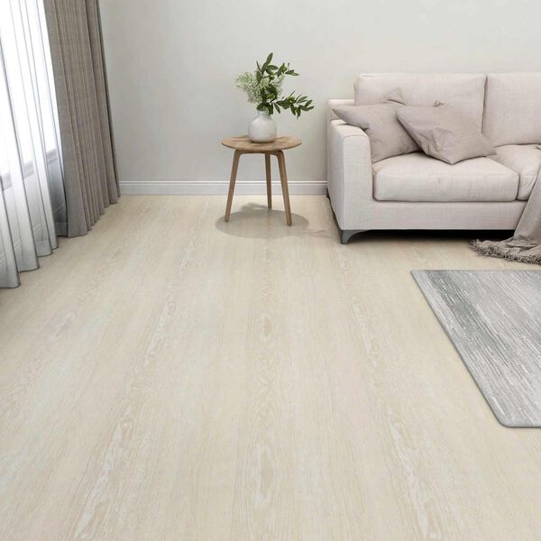 vidaXL Padl&oacute;deszk&aacute;k 55 pcs B&eacute;zs 5,11 m&sup2; PVC