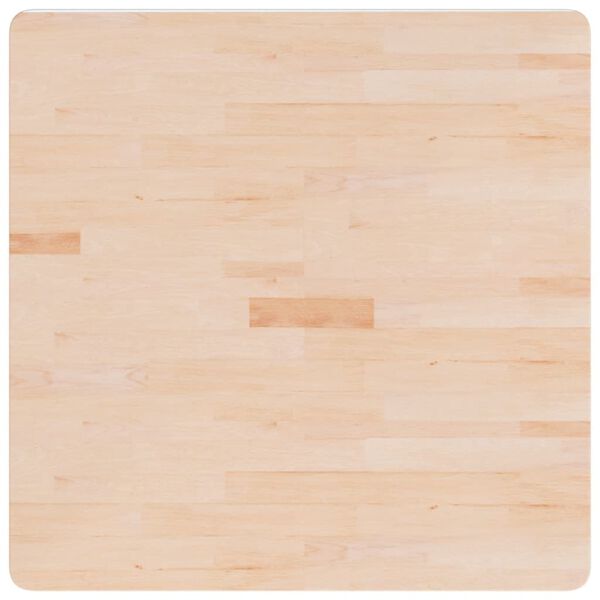 vidaXL kezeletlen t&ouml;m&ouml;r t&ouml;lgyfa n&eacute;gyzet asztallap 80x80x2,5 cm