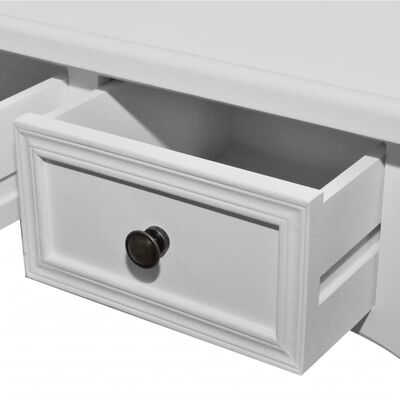 vidaXL fehér fésülködőasztal három fiókkal