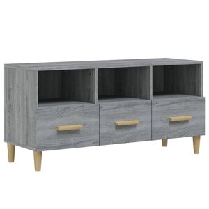 vidaXL sz&uuml;rke sonoma sz&iacute;nű szerelt fa TV-szekr&eacute;ny 120 x 36 x 50 cm