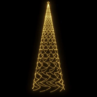 vidaXL meleg fehér fényű karácsonyfa tüskével 3000 LED-del 800 cm