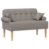vidaXL Gombra tűz&ouml;tt loveseat T&oacute;psz&iacute;nű 120 x 65 x 79 cm Sz&ouml;vet