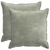 vidaXL P&aacute;rna huzat 2 db HOUTEN Z&ouml;ld 80 x 80 cm Chenille Sz&ouml;vet
