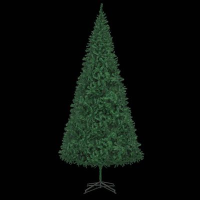 vidaXL zöld megvilágított műkarácsonyfa gömb szettel 500 cm