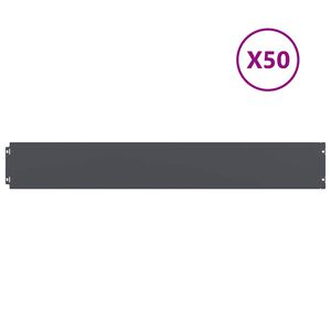 vidaXL Fűszeg&eacute;lyez&eacute;s 50 db 15 x 103 cm Hidegen hengerelt ac&eacute;l