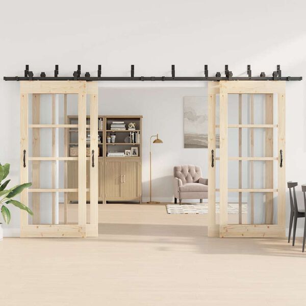 vidaXL fekete ac&eacute;l tol&oacute;ajt&oacute; f&eacute;mszerel&eacute;k k&eacute;szlet 400 cm