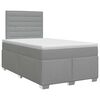 vidaXL Boxspring &aacute;gy matraccal Vil&aacute;gossz&uuml;rke 120 x 200 cm Sz&ouml;vet